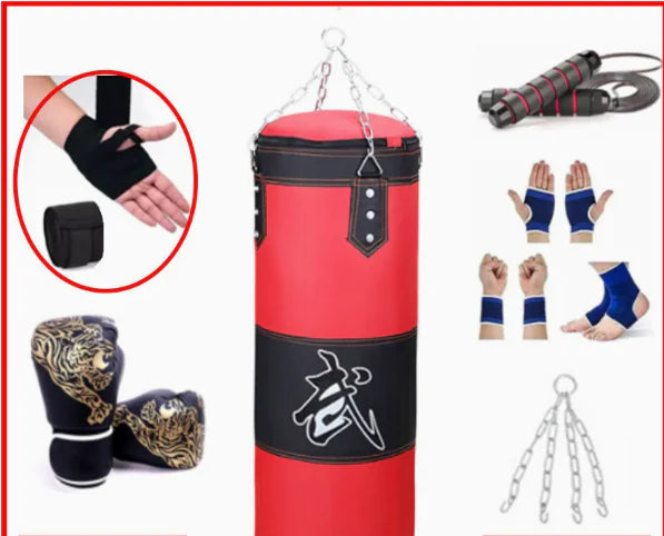 Hollow Hanging Boxing Sandbag – Premium PU Training Bag for Boxing, Sanda & Muay Thai